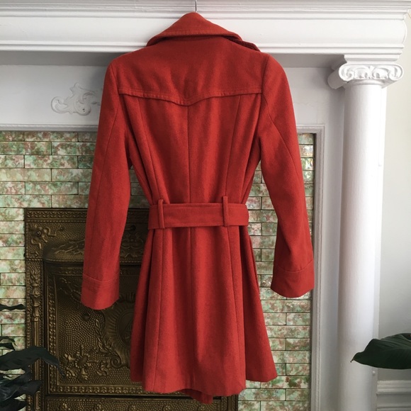 Rustic Orange Peacoat - Picture 2 of 3